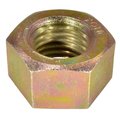 Midwest Fastener Hex Nut, 1-1/8"-7, Steel, Grade 8, Zinc Yellow, 5 PK 54167